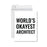 Funny World's Okayest Jumbo Greeting Card for Birthdays, Retirement, and Office Celebrations-Set of 1-Andaz Press-Architect-