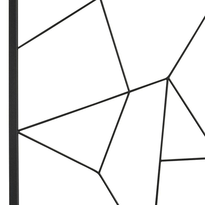 Geometric Wedding Backdrop Floor Stand-Set of 1-Koyal Wholesale-Black-
