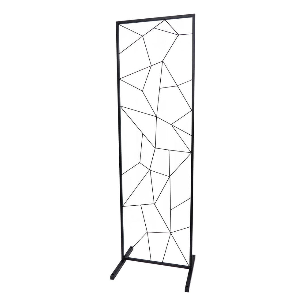 Geometric Wedding Backdrop Floor Stand-Set of 1-Koyal Wholesale-Black-