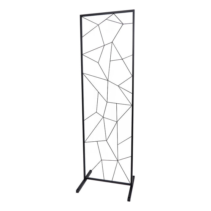 Geometric Wedding Backdrop Floor Stand-Set of 1-Koyal Wholesale-Black-