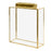 Glass Wedding Card Gift Box Holder-Set of 1-Koyal Wholesale-Gold-