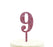 Glitter Acrylic Number Birthday Cake Toppers-Set of 1-Andaz Press-Gold-1-