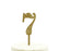 Glitter Acrylic Number Birthday Cake Toppers-Set of 1-Andaz Press-Gold-7-