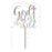 God Bless This Child Baptism Mirror Acrylic Cake Toppers-Set of 1-Andaz Press-Gold-