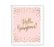 Gold Glitter 1st Birthday Wall Art Gift-Set of 1-Andaz Press-Pink-Sparkle-