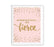 Gold Glitter 1st Birthday Wall Art Gift-Set of 1-Andaz Press-Pink-Sparkle-