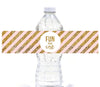 Gold Glitter 1st Birthday Water Bottle Label Stickers-Set of 20-Andaz Press-Pink-