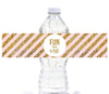 Gold Glitter 1st Birthday Water Bottle Label Stickers-Set of 20-Andaz Press-Pink-