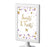 Gold Glitter Baby Shower Framed Party Signs-Set of 1-Andaz Press-Lavender-Sweets & Treats-