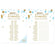 Gold Glitter Baby Shower Games & Activities-Set of 20-Andaz Press-Baby Blue-Baby Bingo Game-