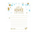 Gold Glitter Baby Shower Games & Activities-Set of 20-Andaz Press-Baby Blue-Baby Bingo Game-
