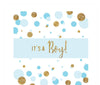 Gold Glitter Baby Shower Hershey Bar Labels-Set of 10-Andaz Press-Baby Blue-