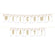 Gold Glitter Baby Shower Party Pennant Banner-Set of 1-Andaz Press-Baby Blue-