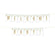 Gold Glitter Baby Shower Party Pennant Banner-Set of 1-Andaz Press-Mint Green-