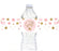 Gold Glitter Baby Shower Water Bottle Label Stickers-Set of 20-Andaz Press-Blush Pink-