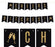 Gold Glitter Cheers Bitches! Wedding Bachelorette Pennant Party Banner-Set of 1-Andaz Press-