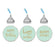 Gold Glitter Happy Birthday Hershey's Kisses Stickers-Set of 216-Andaz Press-Mint Green-