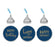 Gold Glitter Happy Birthday Hershey's Kisses Stickers-Set of 216-Andaz Press-Navy Blue-