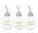 Gold Glitter Happy Birthday Hershey's Kisses Stickers-Set of 216-Andaz Press-White-
