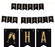 Gold Glitter Holiday Hanging Pennant Party Banner-Set of 1-Andaz Press-Happy New Year!-