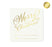 Gold Merry Christmas Square Gift Label Stickers-Set of 40-Andaz Press-