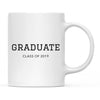 Graduate Class of 2019 Ceramic Coffee Mug-Set of 1-Andaz Press-