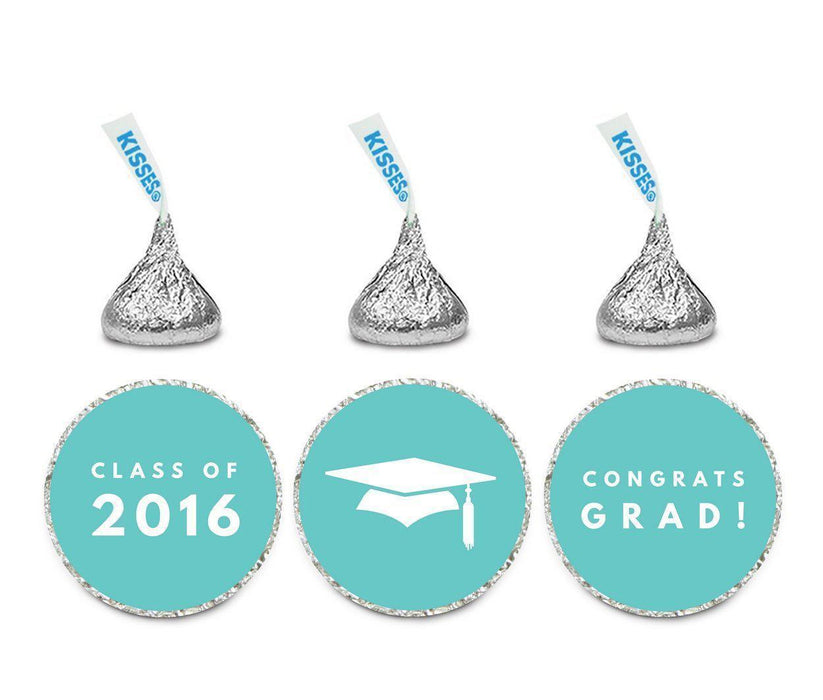 Graduation 2019 Hershey's Kisses Stickers-Set of 216-Andaz Press-Ivory-