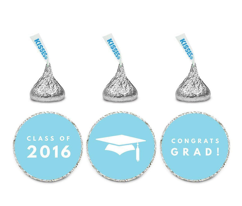 Graduation 2019 Hershey's Kisses Stickers-Set of 216-Andaz Press-Ivory-