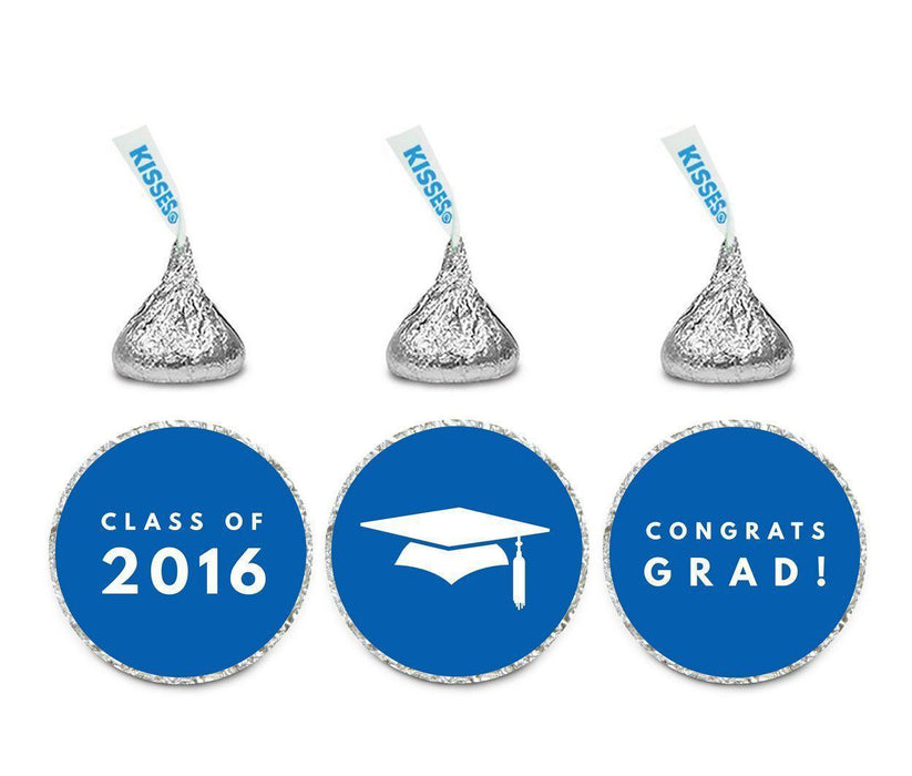 Graduation 2019 Hershey's Kisses Stickers-Set of 216-Andaz Press-Ivory-