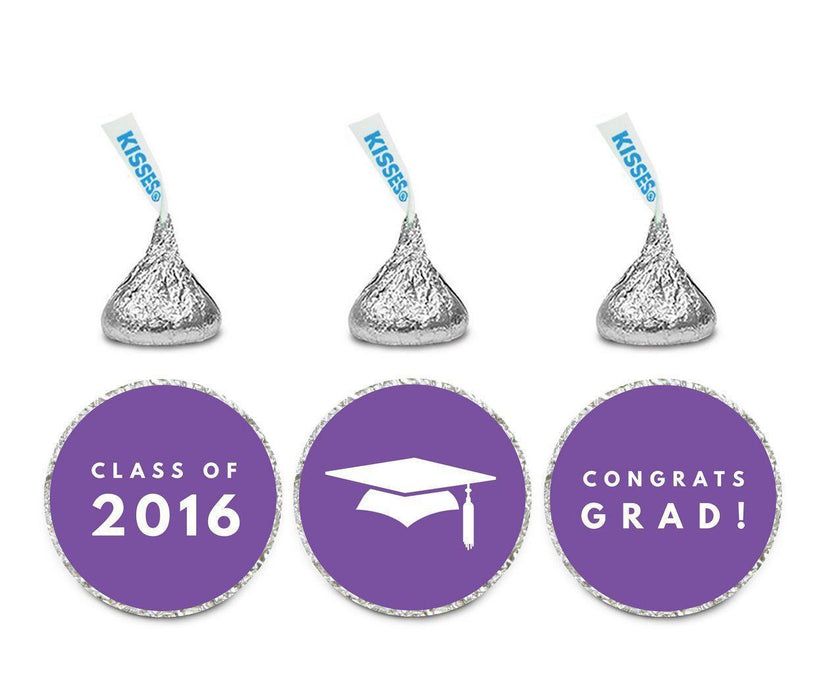 Graduation 2019 Hershey's Kisses Stickers-Set of 216-Andaz Press-Ivory-