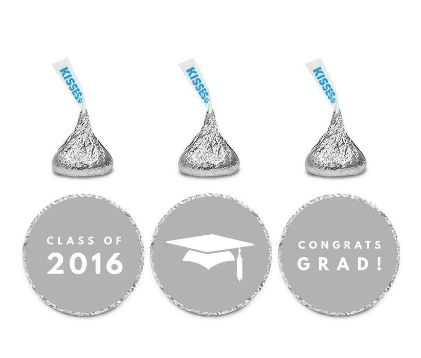 Graduation 2019 Hershey's Kisses Stickers-Set of 216-Andaz Press-Ivory-