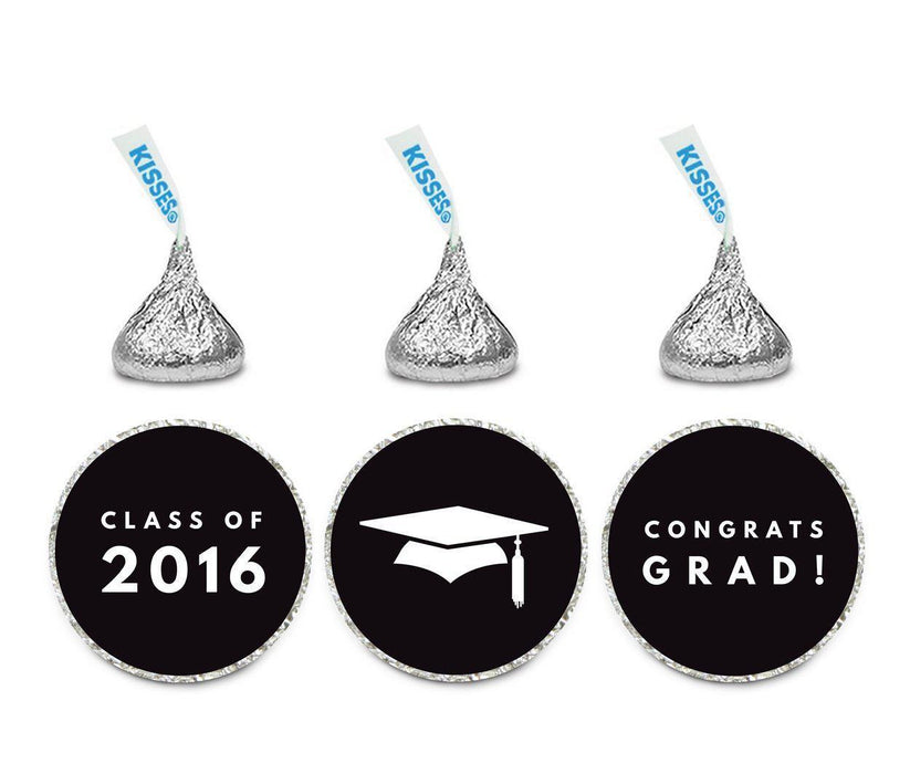 Graduation 2019 Hershey's Kisses Stickers-Set of 216-Andaz Press-Ivory-