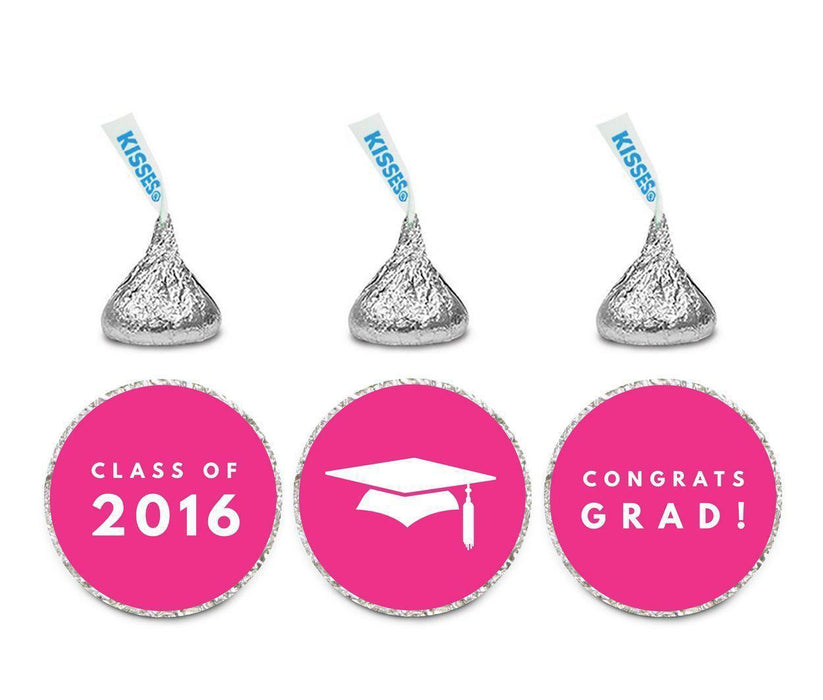 Graduation 2019 Hershey's Kisses Stickers-Set of 216-Andaz Press-Ivory-