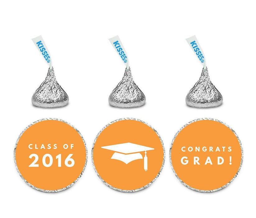 Graduation 2019 Hershey's Kisses Stickers-Set of 216-Andaz Press-Ivory-