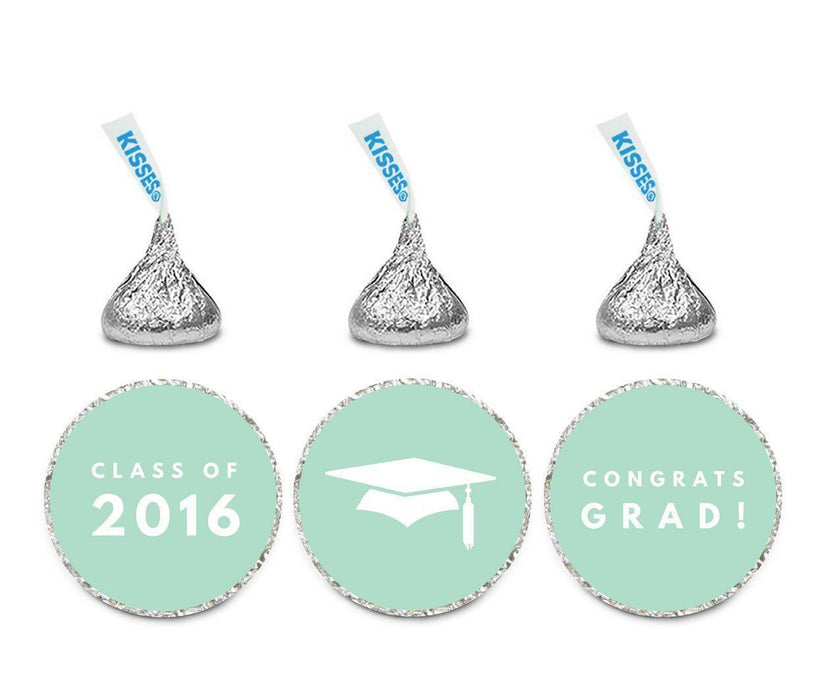 Graduation 2019 Hershey's Kisses Stickers-Set of 216-Andaz Press-Ivory-