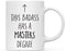 Graduation Coffee Mug Gift, This Badass Has a Masters Degree, Arrow Graphic-Set of 1-Andaz Press-