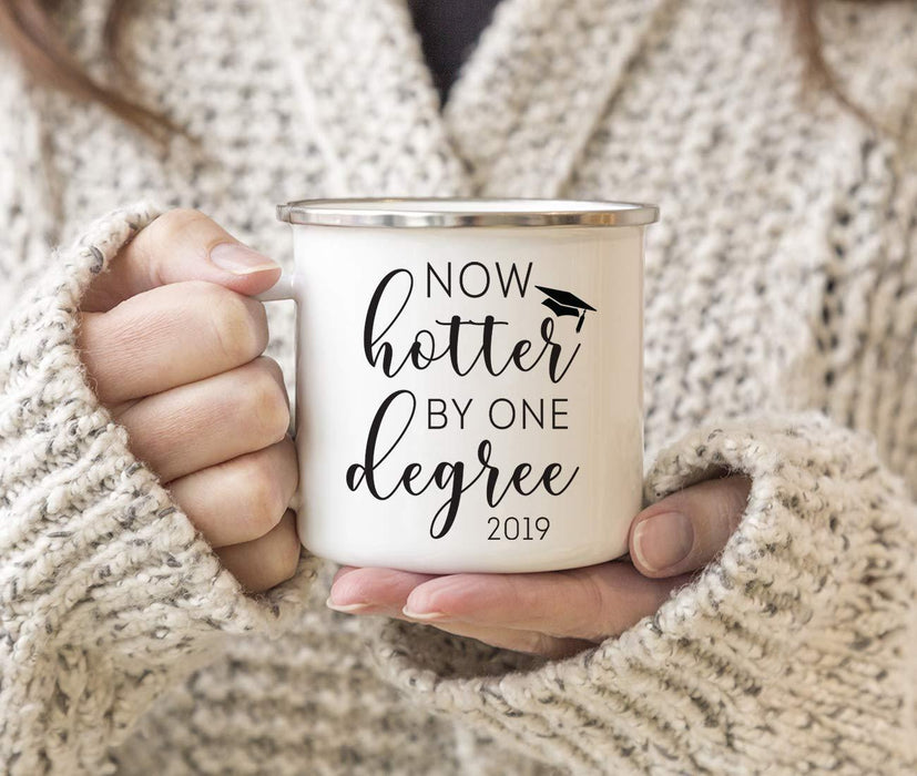 Graduation Stainless Steel Campfire Coffee Mug Gift, Now Hotter by One Degree 2019-Set of 1-Andaz Press-