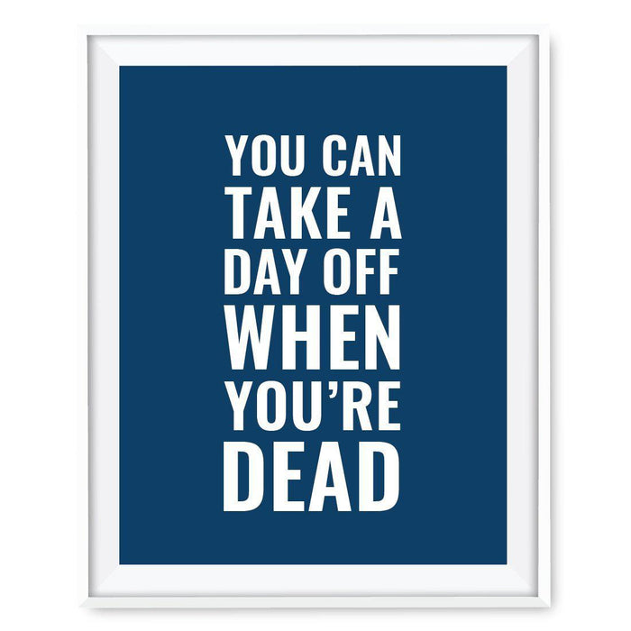 Gym Fitness 8.5x11-inch Wall Art Collection-Set of 1-Andaz Press-If It's Important You'll Find a Way Poster-