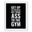 Gym Fitness 8.5x11-inch Wall Art Collection-Set of 1-Andaz Press-If It's Important You'll Find a Way Poster-