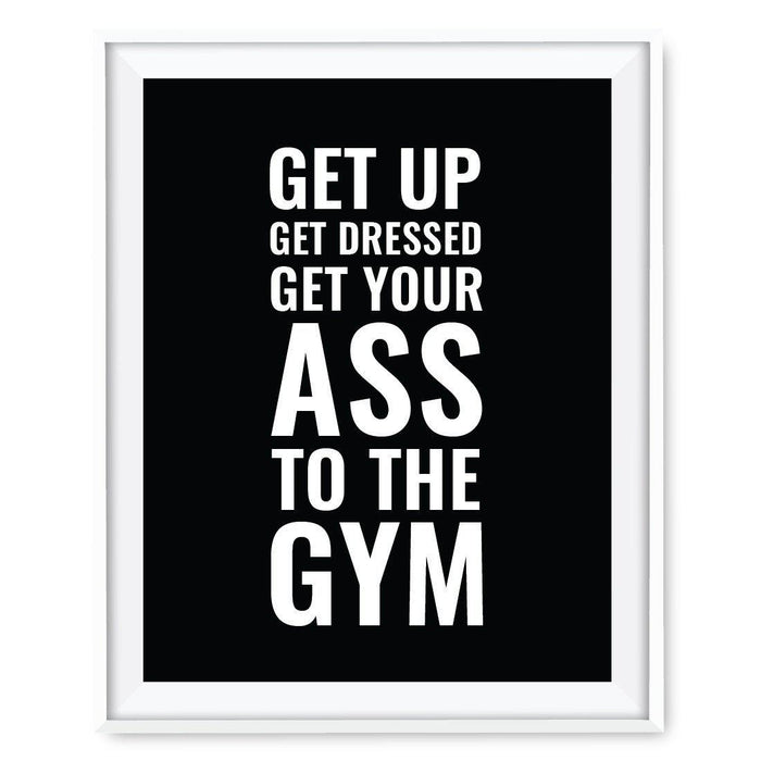 Gym Fitness 8.5x11-inch Wall Art Collection-Set of 1-Andaz Press-If It's Important You'll Find a Way Poster-