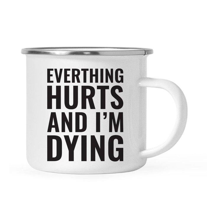 Gym Workout Fitness Campfire Coffee Mug-Set of 1-Andaz Press-Weeks-