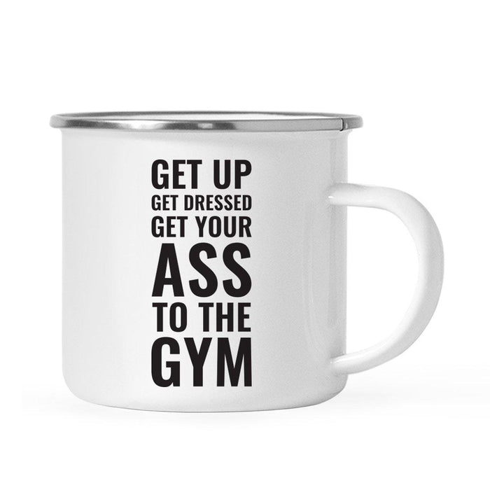 Gym Workout Fitness Campfire Coffee Mug-Set of 1-Andaz Press-Weeks-