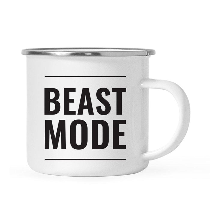 Gym Workout Fitness Campfire Coffee Mug-Set of 1-Andaz Press-Beast Mode-