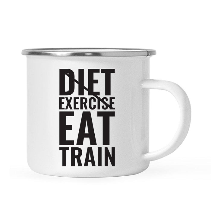 Gym Workout Fitness Campfire Coffee Mug-Set of 1-Andaz Press-Diet Exercise-