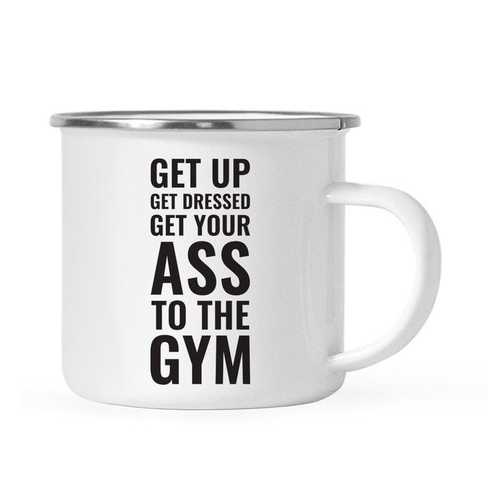 Gym Workout Fitness Campfire Coffee Mug-Set of 1-Andaz Press-Dressed-