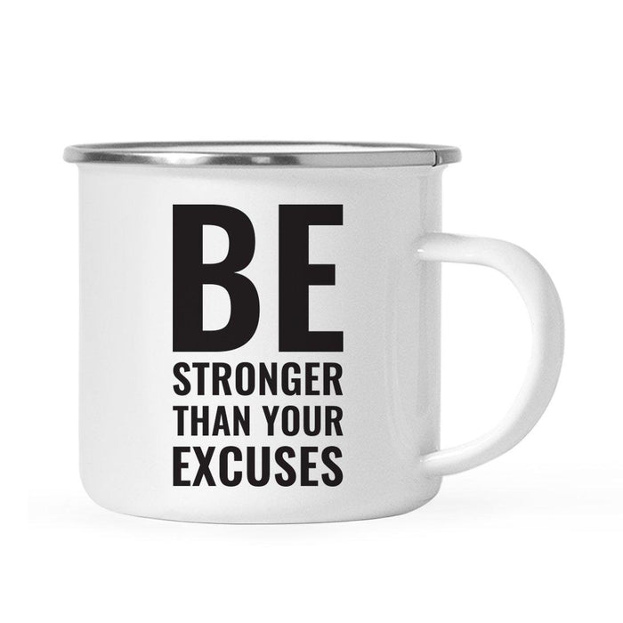 Gym Workout Fitness Campfire Coffee Mug-Set of 1-Andaz Press-Excuses-
