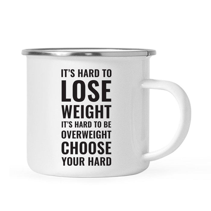 Gym Workout Fitness Campfire Coffee Mug-Set of 1-Andaz Press-Overweight-