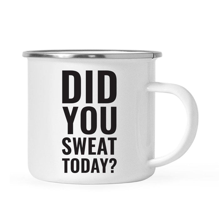 Gym Workout Fitness Campfire Coffee Mug-Set of 1-Andaz Press-Sweat-