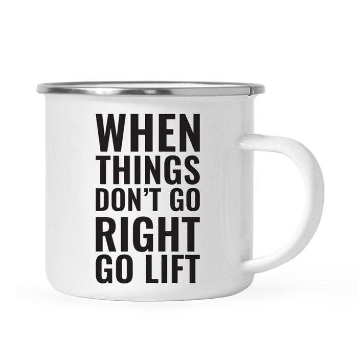 Gym Workout Fitness Campfire Coffee Mug-Set of 1-Andaz Press-Things-