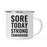 Gym Workout Fitness Campfire Coffee Mug-Set of 1-Andaz Press-Tomorrow-